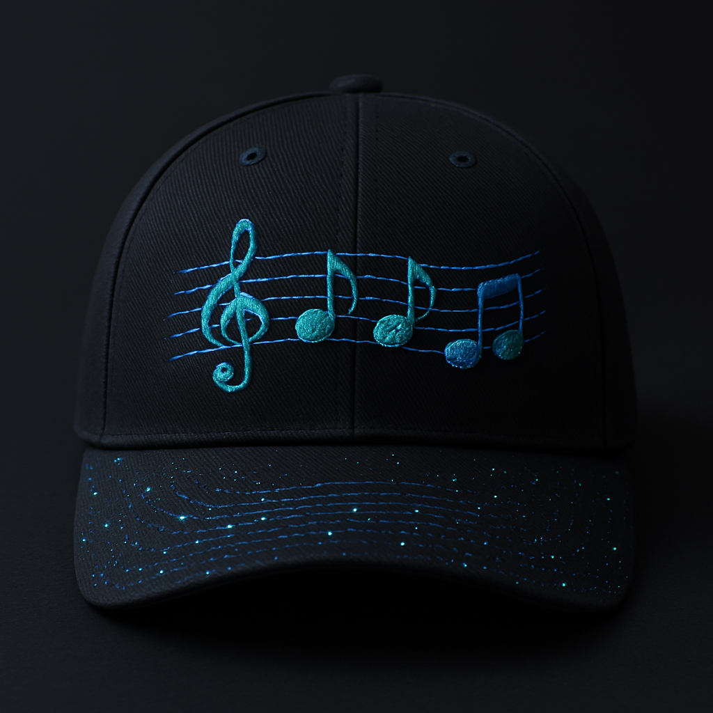 Embroidered Christian music and worship hat